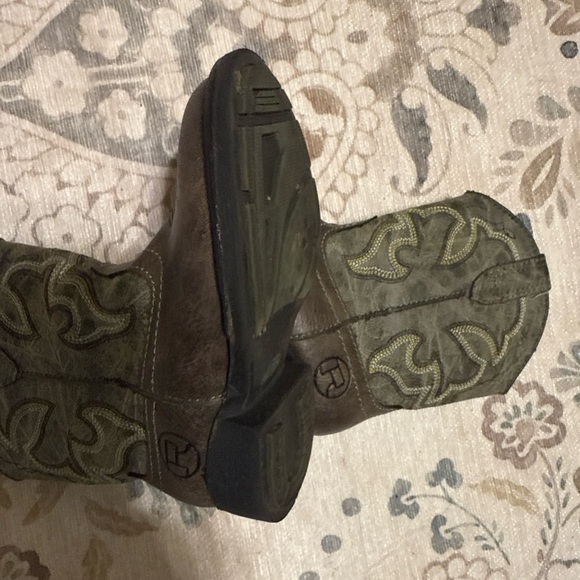 Roper Boys Cody Toddler Western Boots Size 6 - Picture 7 of 8